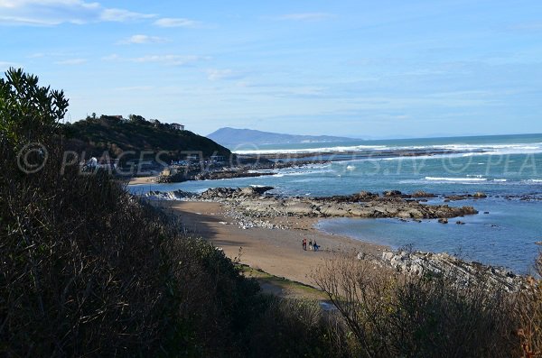 Guéthary et plage de Parlementia