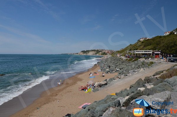 Beach between Bidart and Guethary