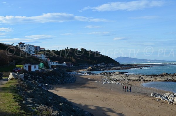 Plage de Parlementia à Guéthary