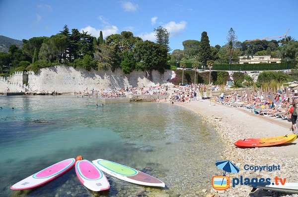 Plage passable depuis le chemin du Lido