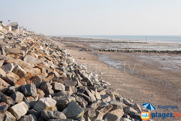 Passous beach in Coutainville (Normandy)