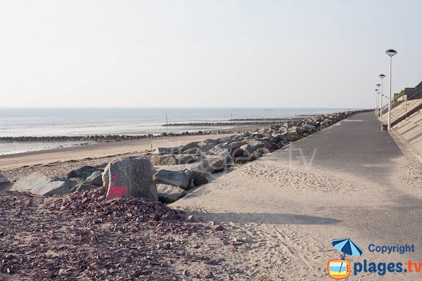 Passous beach in Agon Coutainville in France