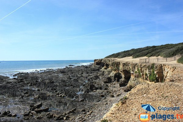 Côte autour de la pointe de la Payré - Jard sur Mer