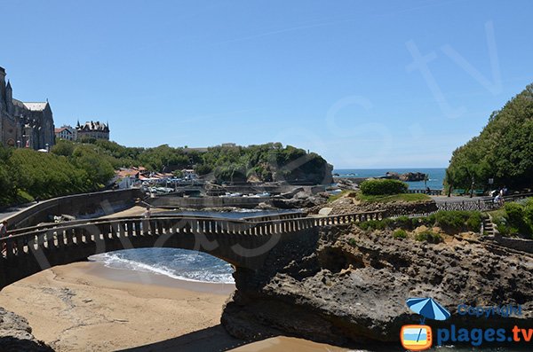 Pêcheurs beach in Biarritz - France