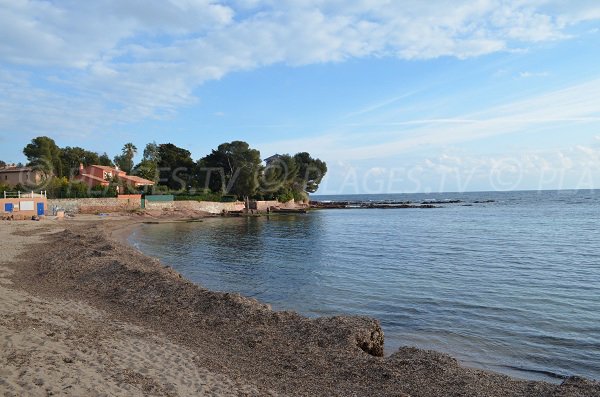 Foto della spiaggia di sabbia della Péguière a St Raphael