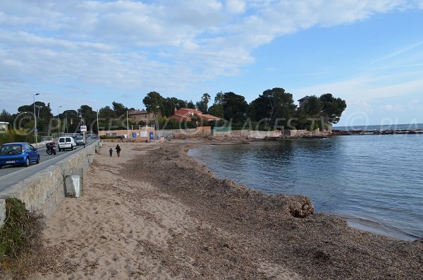 Péguière beach in Saint Raphaël in France