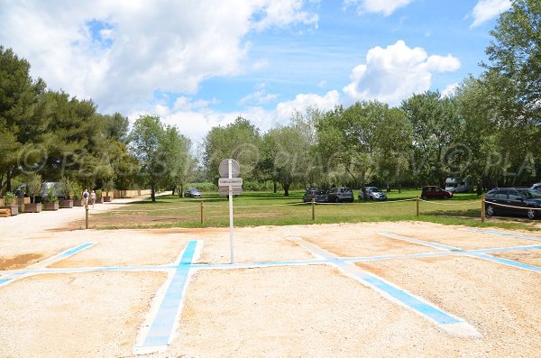 Car park on the Pellegrin beach - Bormes les Mimosas