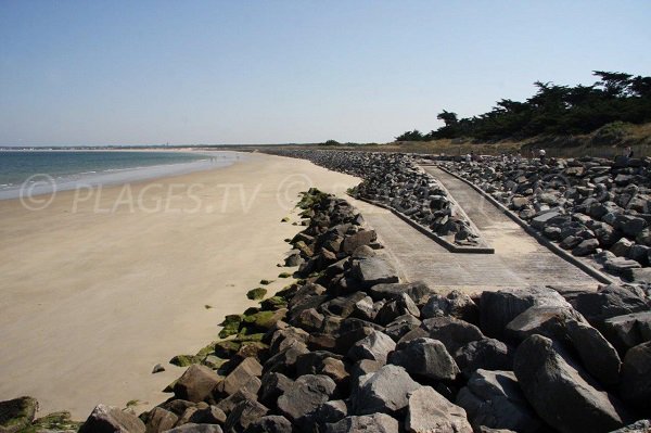 Accesso alla spiaggia di Pen Bron