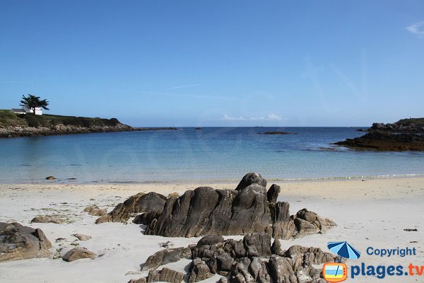 Photo de la plage de Pen Enez à Plouguerneau