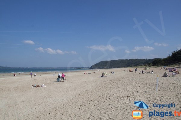 Pen Guen beach in St Cast Guildo in Brittany