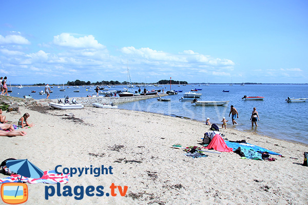 Plage de Penara sur l'ile d'Arz