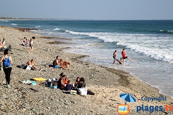 Photo de la plage de Penhors à Pouldreuzic