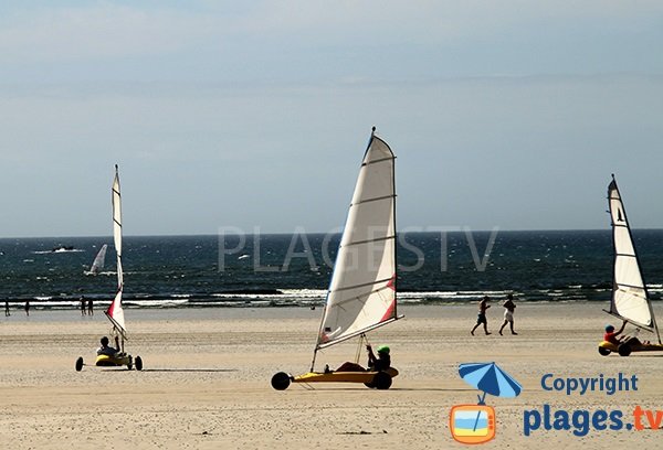 Char à voile à Pouldreuzic