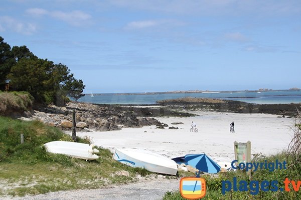 Photo de la crique de Penn Enez à Landéda - Bretagne