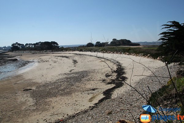 Plage de Pennenez sur l'ile de Callot