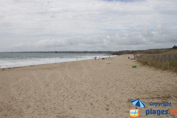 Photo de la plage de Penn Er Malo côté Nord - Guidel