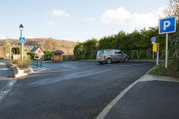 Parking de la plage de Pennedepie