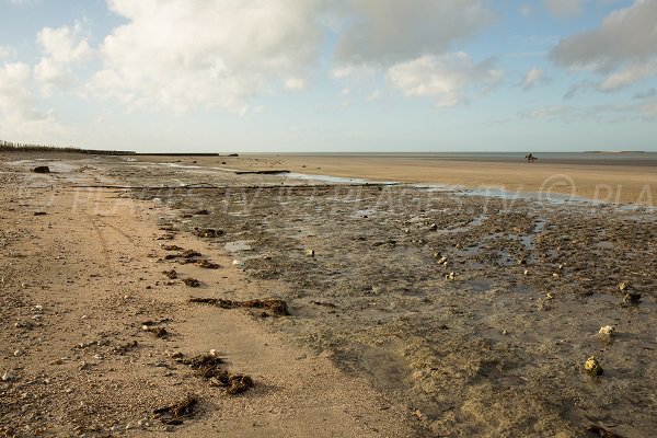 Photo de la plage de Pennedepie en Normandie