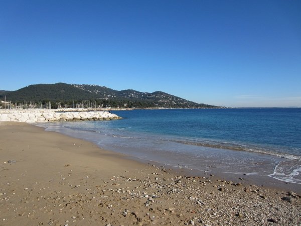 Spiaggia di Péno a Carqueiranne in Francia