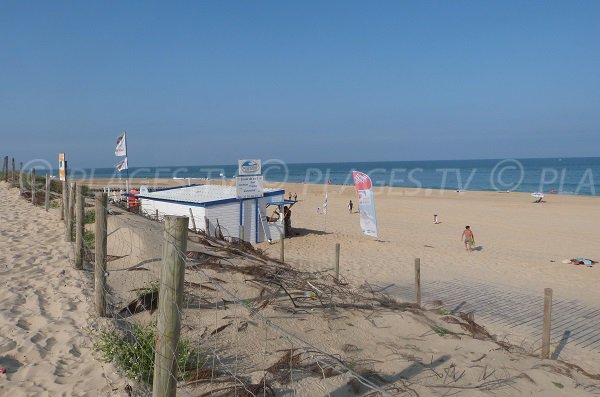 Photo de la plage du Penon à Seignosse dans les Landes