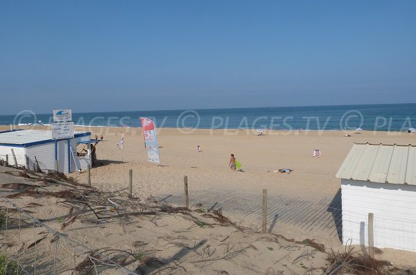 Penon beach in Seignosse in France