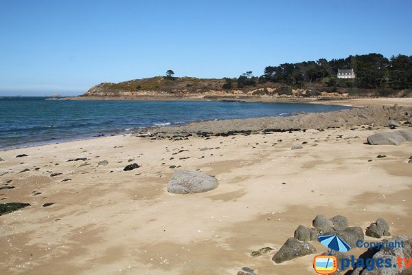 Penquer beach in Carantec - Brittany