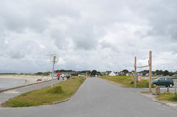 Parking de la plage de Penvins