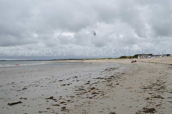 Kitesurf sur la plage de Penvins