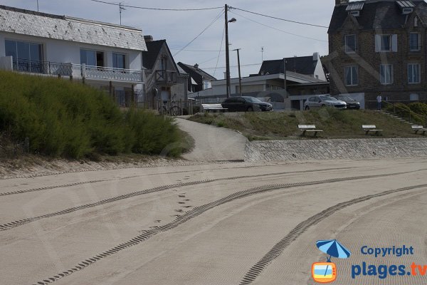 Accès à la plage de Pérello - Ploemeur