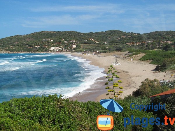 Photo of Péro beach from Fontinella trail - Cargèse