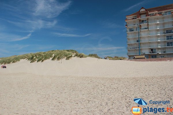 North of Bray-Dunes and Perroquet dunes in France