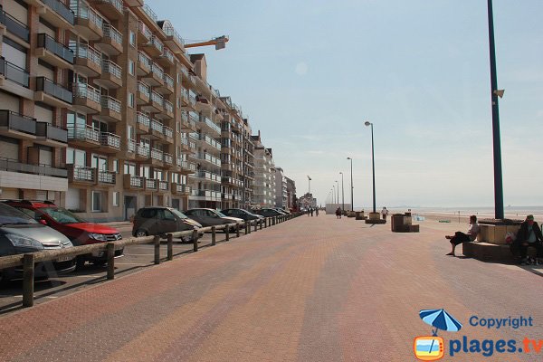 Car park of the Perroquet beach - Bray Dunes