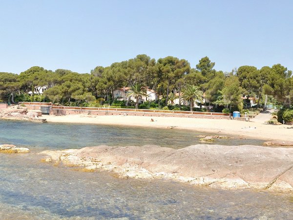 Foto della spiaggia della Pescade a St Raphael