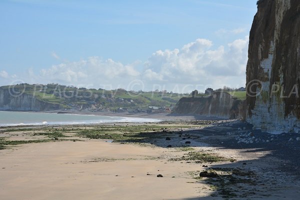 Valleuse de sable sur la Côte d'Albâtre - Varengeville