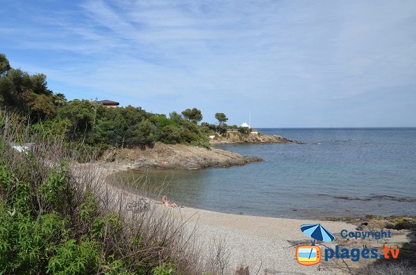 Spiaggia del Petit Boucharel a Saint Aygulf - Francia