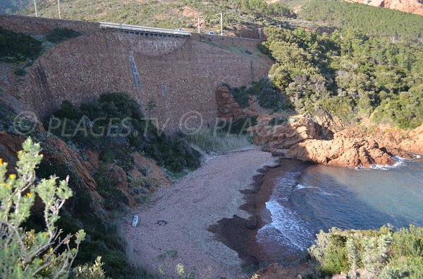 Photo of Petit Caneiret cove in Agay - France