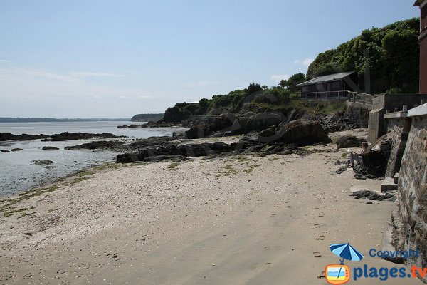 Crique de sable à St Brieuc au Petit Monaco