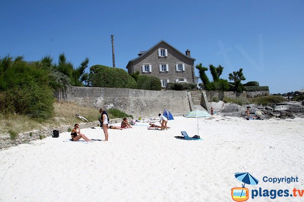 Homes on the Petit Nice beach - Brignogan