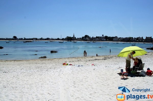 Photo de la plage du Petit Nice à Brignogan - Bretagne