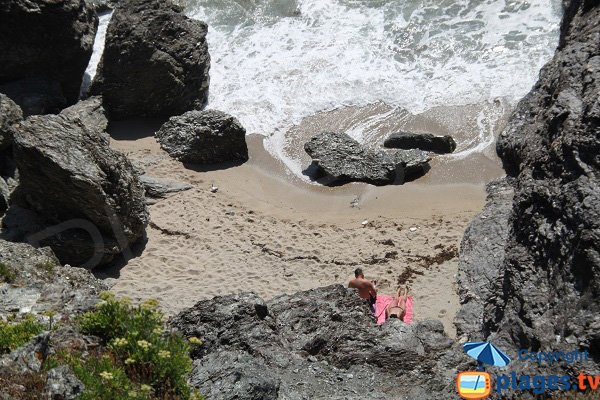 Crique du Petit Donant à Belle Ile en Mer