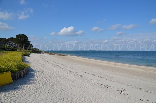 Plage de sable blanc sur Quiberon - St Pierre de Quiberon