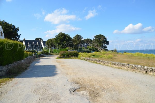 Parking of Petit Rohu beach (St Pierre Quiberon)