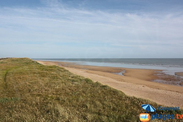 Beach next to hippodrome of Saint Jean de Monts