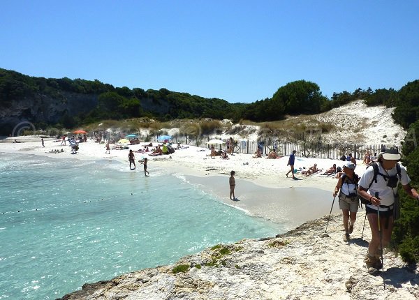 Plage du Petit Sperone de Bonifacio