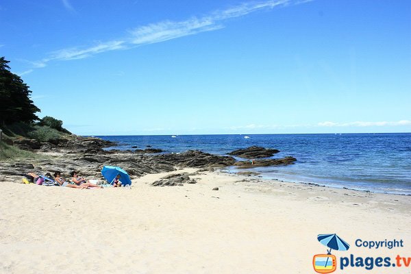 Petite Conche beach in Ile d'Yeu in France