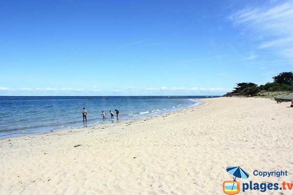 Beach of Petite Conche, South area - Ile d'Yeu