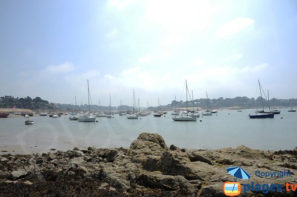 View on Côtes d'Armor from Petite Salinette beach