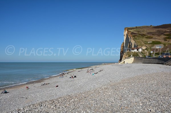 Petites Dalles beach in Normandy