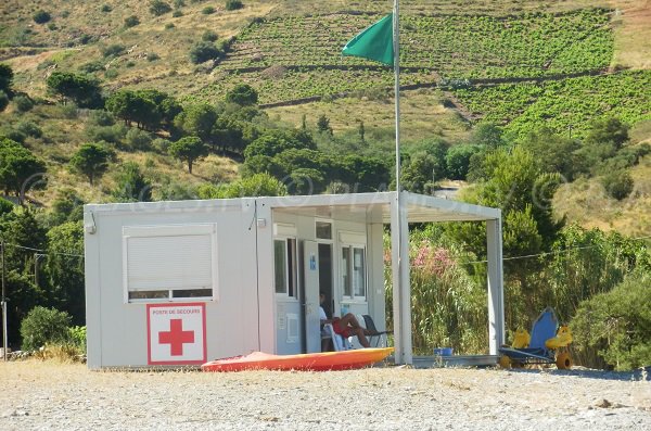 Lifeguard station of Peyrefite in Cerbere