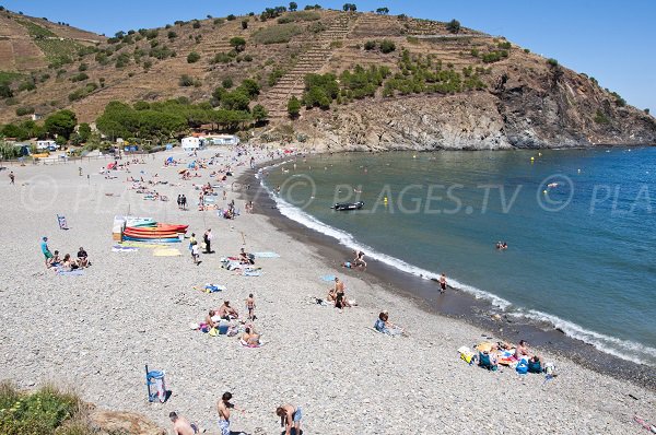 Belle spiagge di Cerbère - spiaggia di Peyrefite